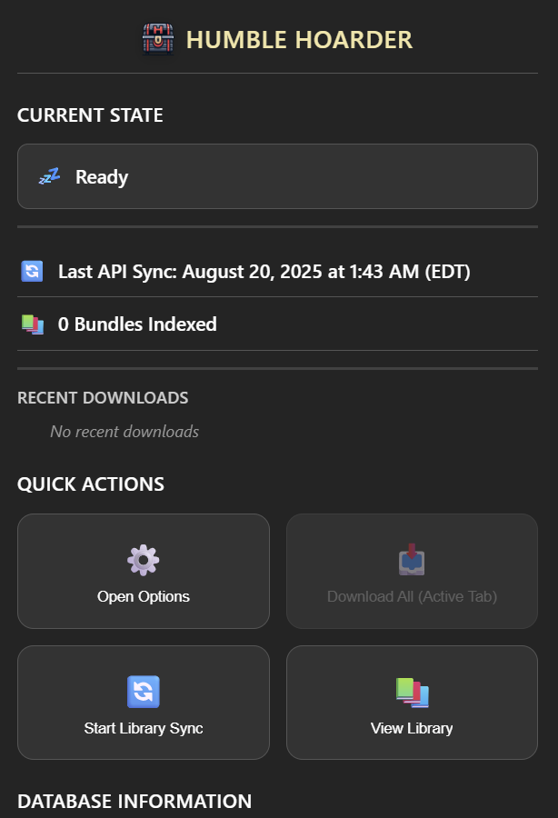 HumbleHoarder sync completed successfully